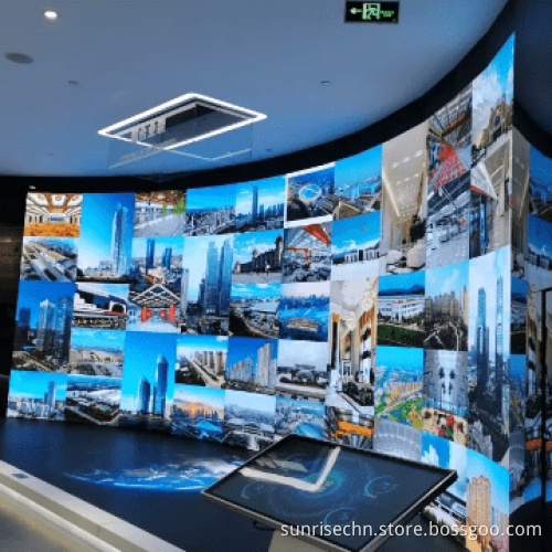 Full Color P4 LED Module: Innovative Curved and Soft Film Display Solution for Building Advertising